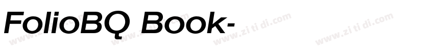 FolioBQ Book字体转换